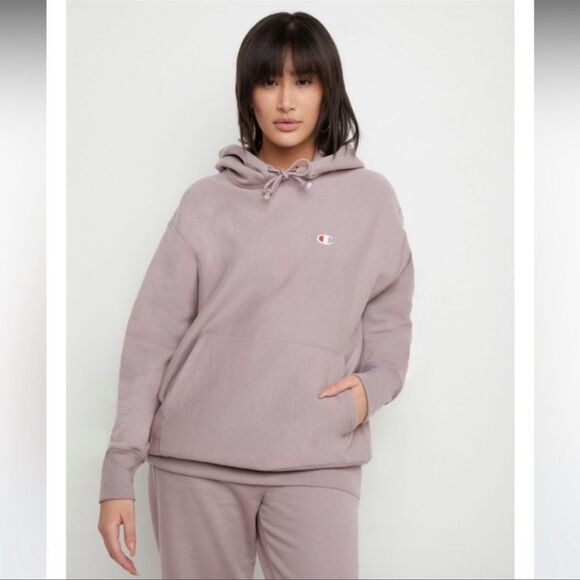 NWOT Champion Reverse Weave Mauve/Dusy Pink Hoodie Size Small - Picture 2 of 13